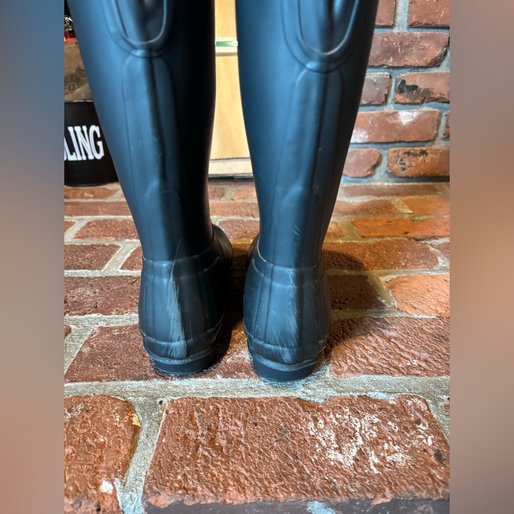 Hunter Women's Black Waterproof Boots